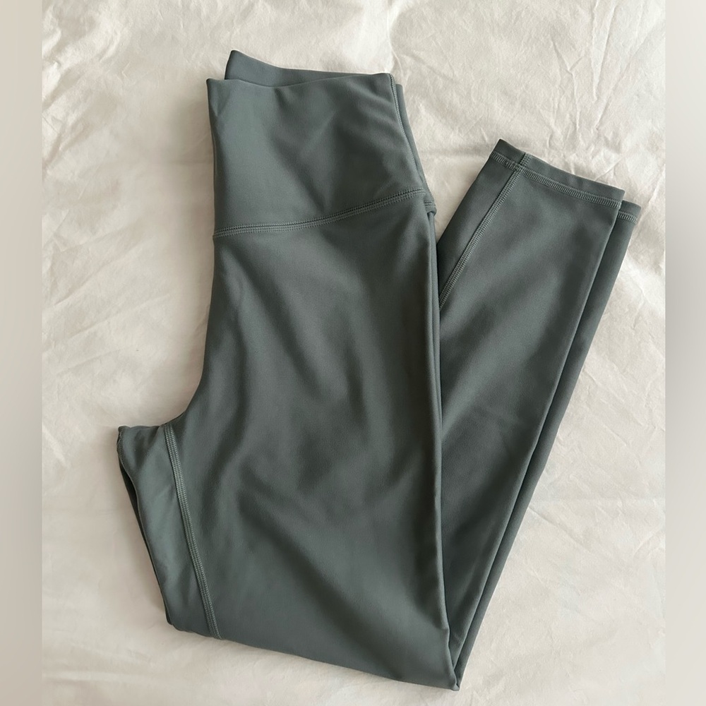 A&F YPB SculptLUX olive green leggings